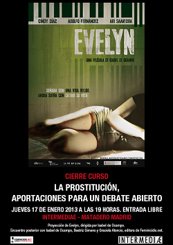 Proyección de Evelyn y encuentro con Isabel de Ocampo, Beatriz Gimeno y Feminicidio.net en Intermediae