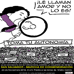 La Campaña de Bocadillos contra la violencia de género en El Salvador.